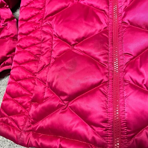 The North Face Coat Kids Youth Large 14-16 Pink 550 Down Puffer Jacket - Picture 4 of 12